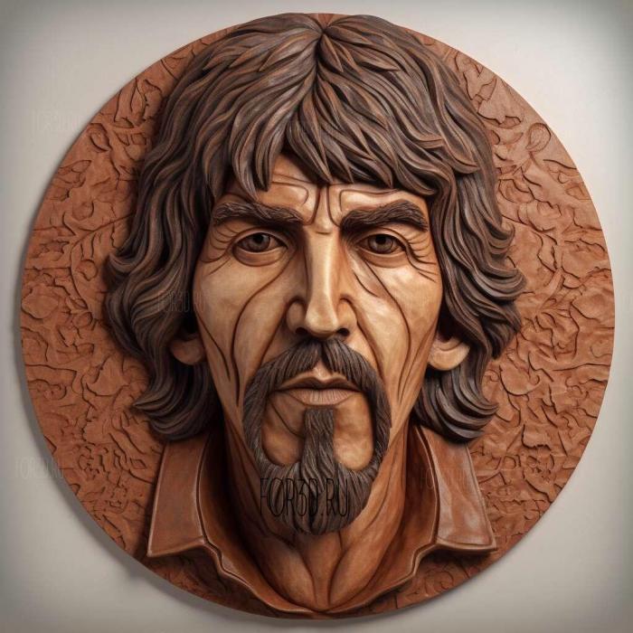 George Harrison 1 stl model for CNC